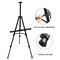 Artist Easel Stand, RRFTOK Metal Tripod Adjustable Easel for Painting Canvases Height from 21" to 66"with Reinforced Triangle,Carry Bag for Table-Top/Floor Drawing and Didplaying
